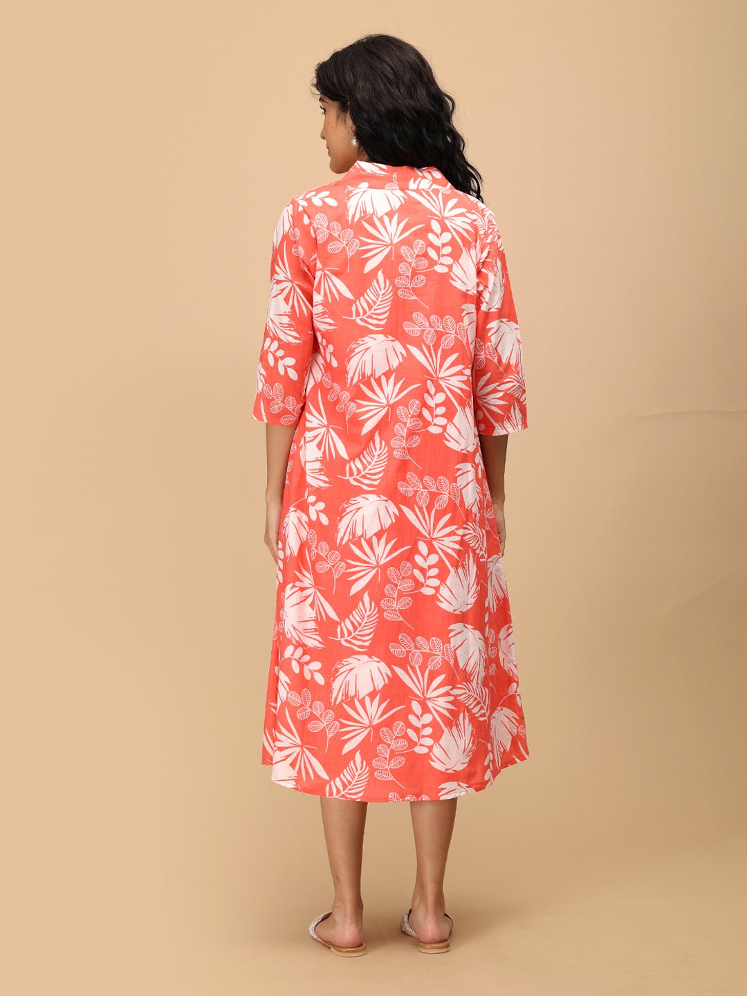  Peach n' Preach Maternity and Nursing Shacket Dress Peach