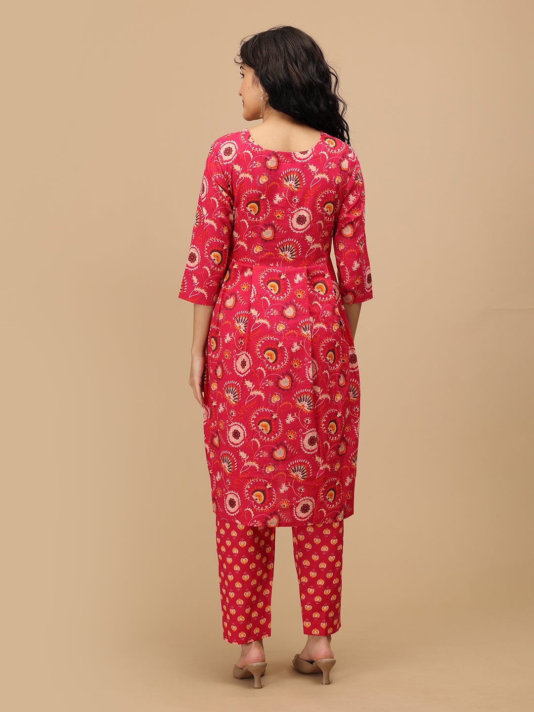  Peony Dream Maternity and Nursing Kurta Set Multi