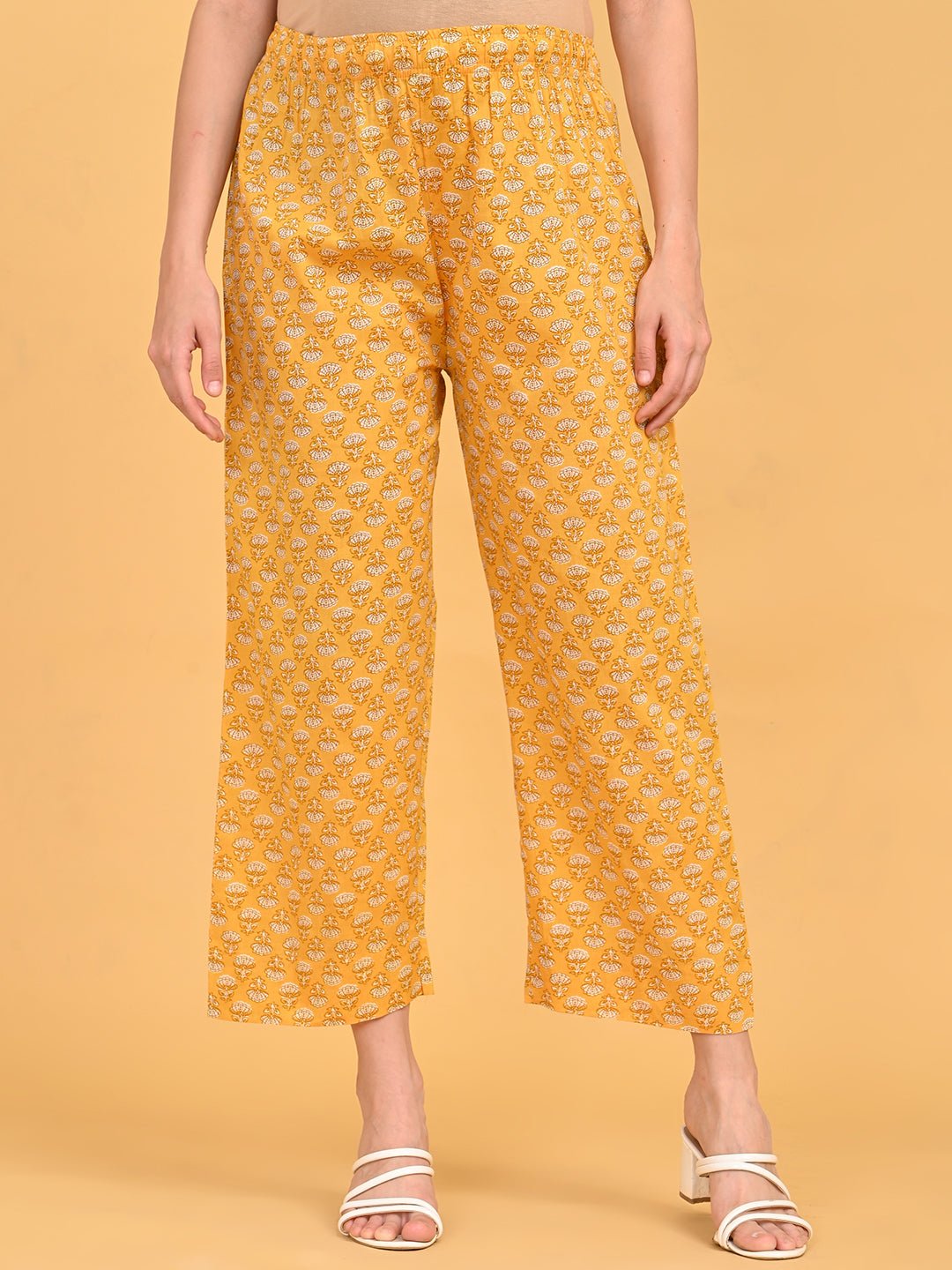  Phoolon Ka Noor Maternity and Nursing Kurta Set Yellow