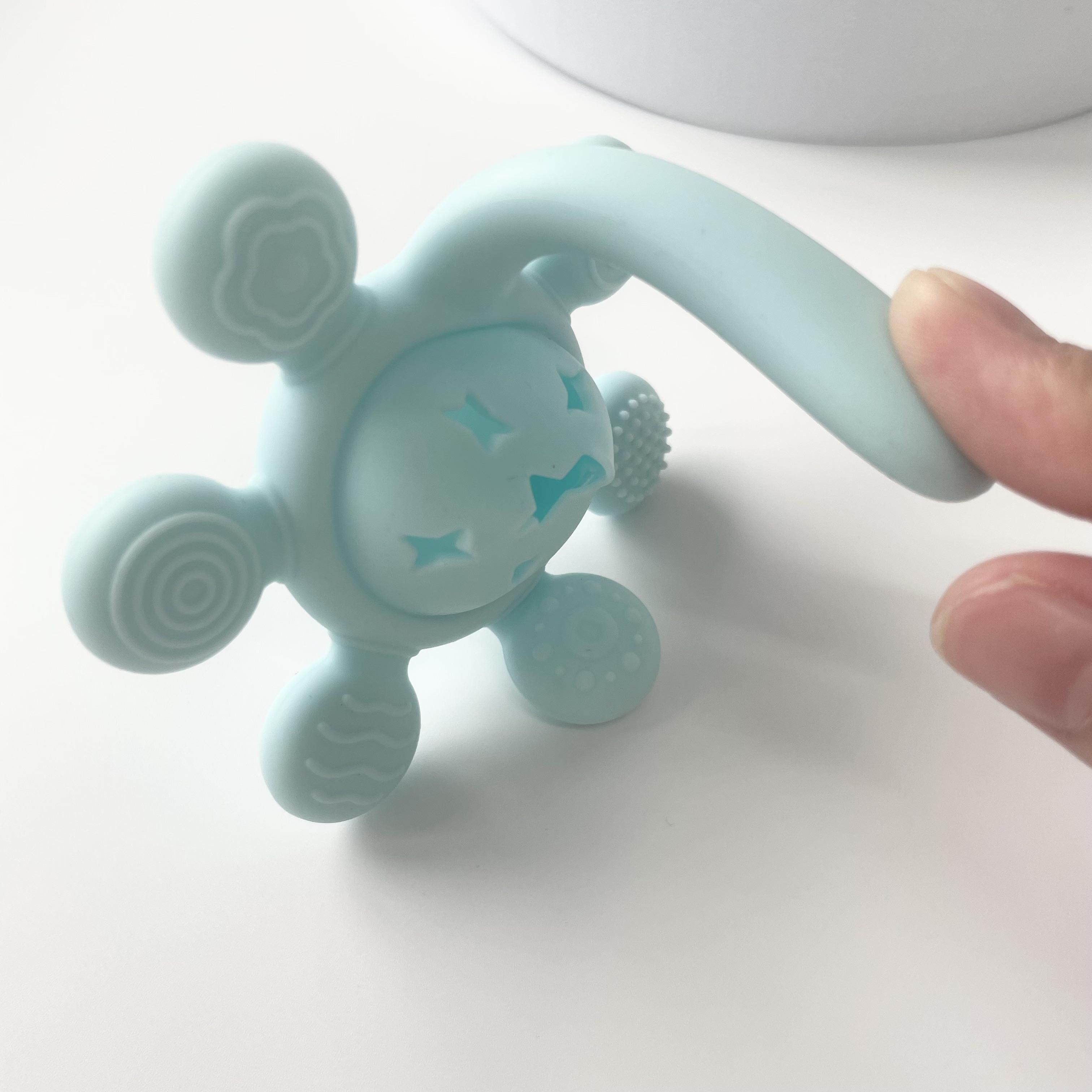 Pik A Boo Sun Silicone Teether Rattle Toy For Babies