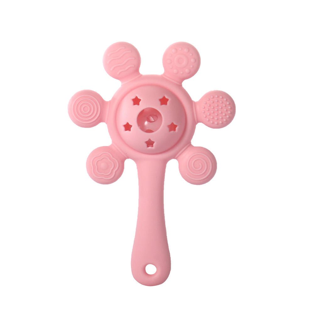 Pik A Boo Sun Silicone Teether Rattle Toy For Babies