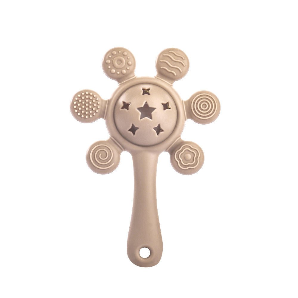 Pik A Boo Sun Silicone Teether Rattle Toy For Babies