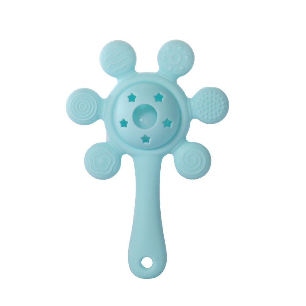 Pik A Boo Sun Silicone Teether Rattle Toy For Babies