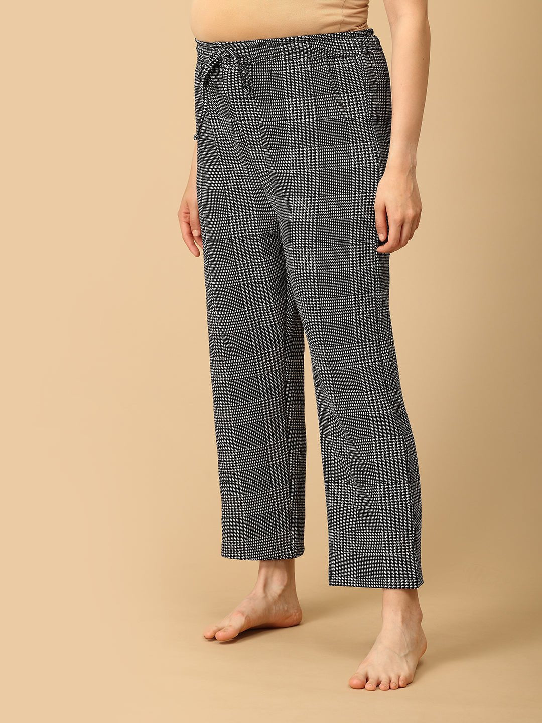  Plaiditude Maternity and Nursing Hoodie Pajama Loungewear Set Black