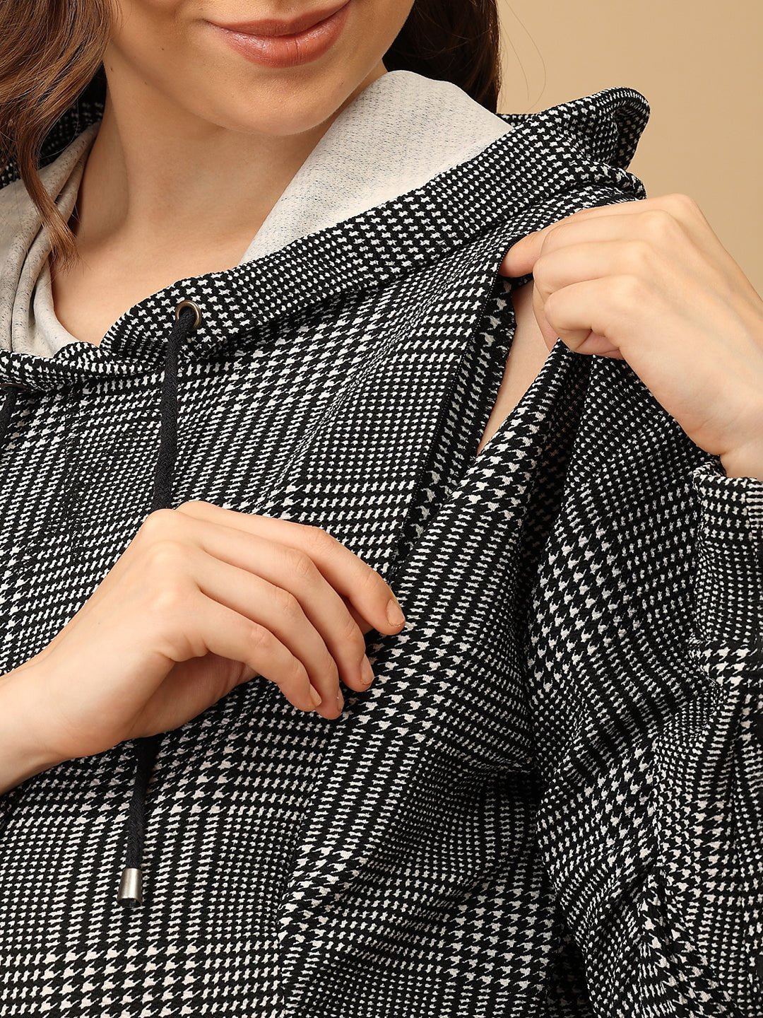  Plaiditude Maternity and Nursing Hoodie Pajama Loungewear Set Black