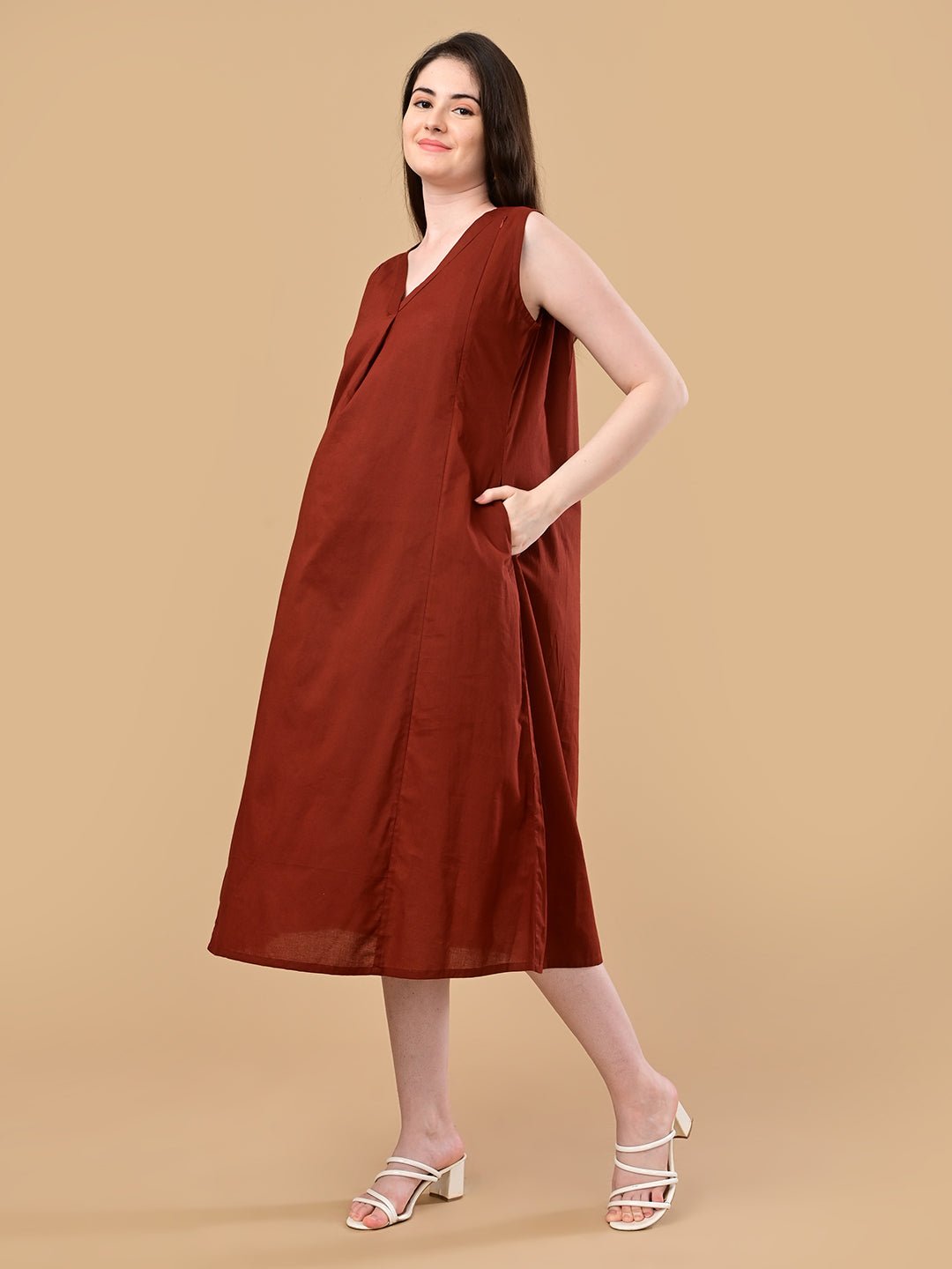 PowerLayer Maternity and Nursing Shacket Dress Black