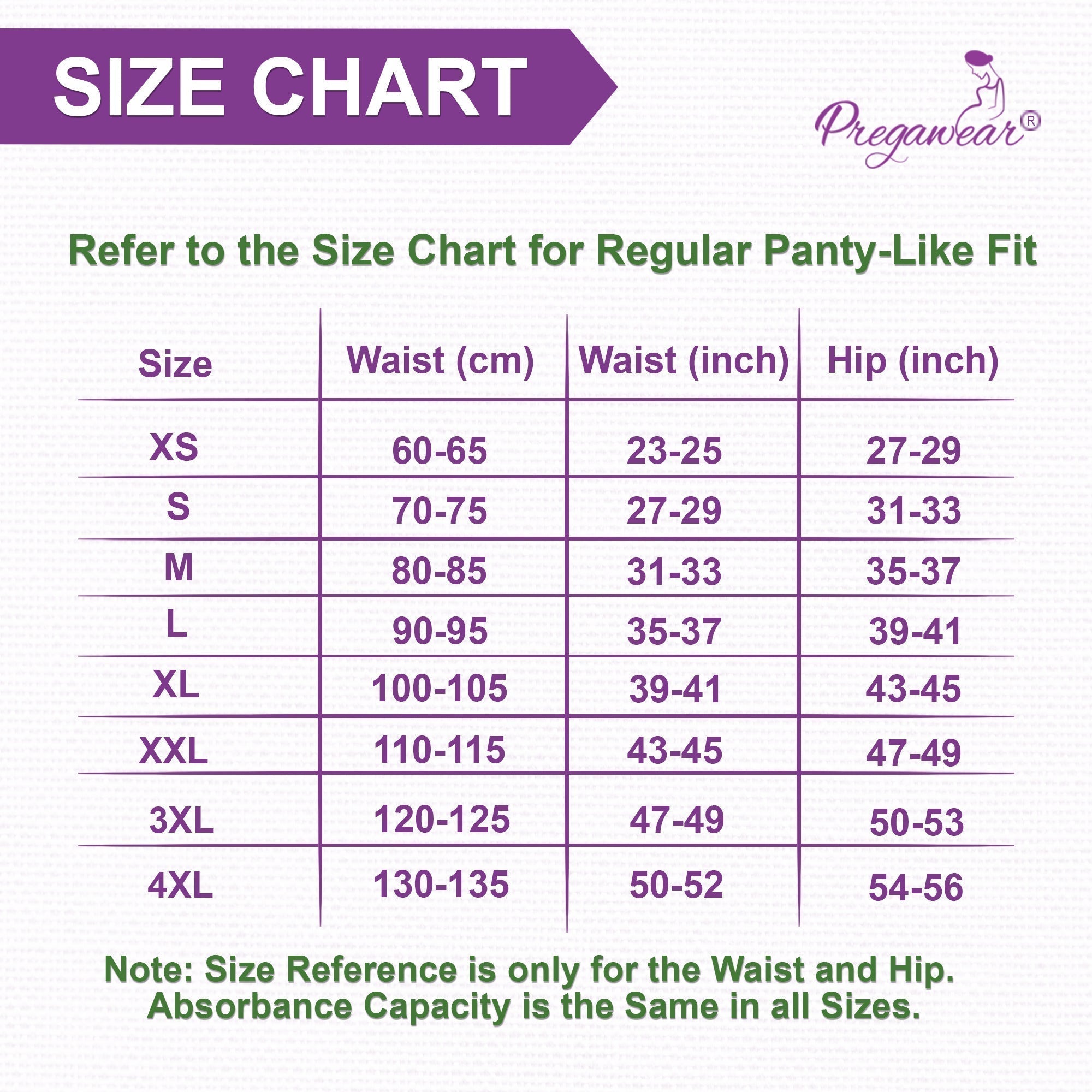 White Square Pregawear Disposable Maternity Lochia Panty White