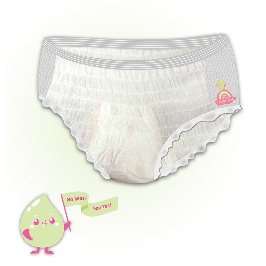 White Square Prowee Disposable Women Period Panty Leak-Proof Heavy Flow 5-Pack
