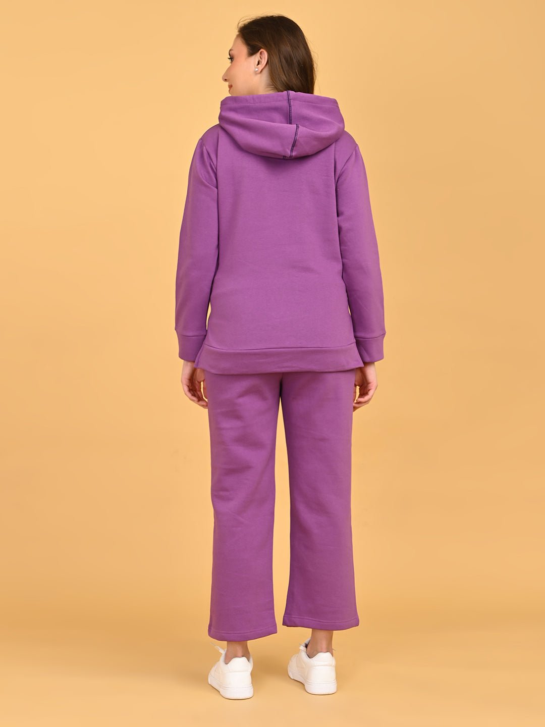  Frostbite Maternity and Nursing Hoodie Pajama Set Purple