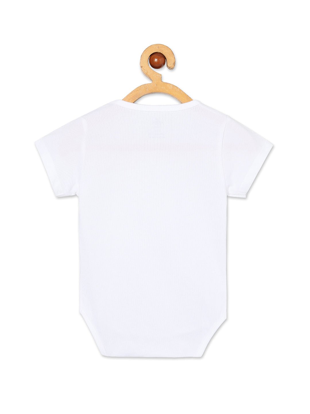 Purrrfect Baby White Cotton Printed Onesie