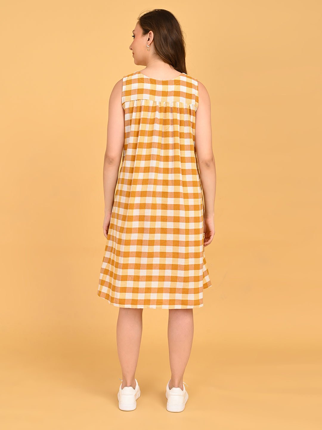  Quiet Grid Maternity and Nursing Shacket Dress Multi