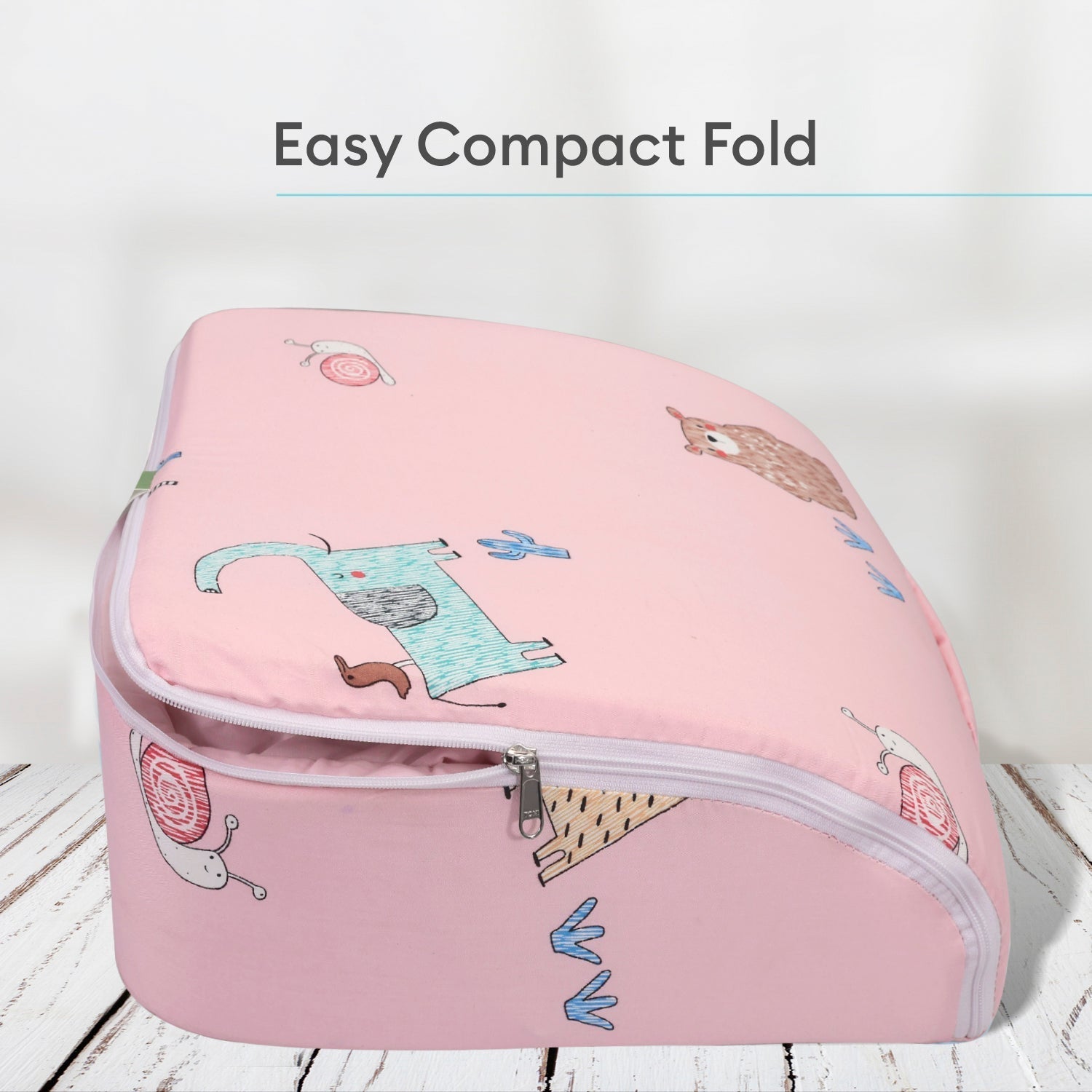 Blush Pink 100% Cotton Portable Baby Nest For Babies