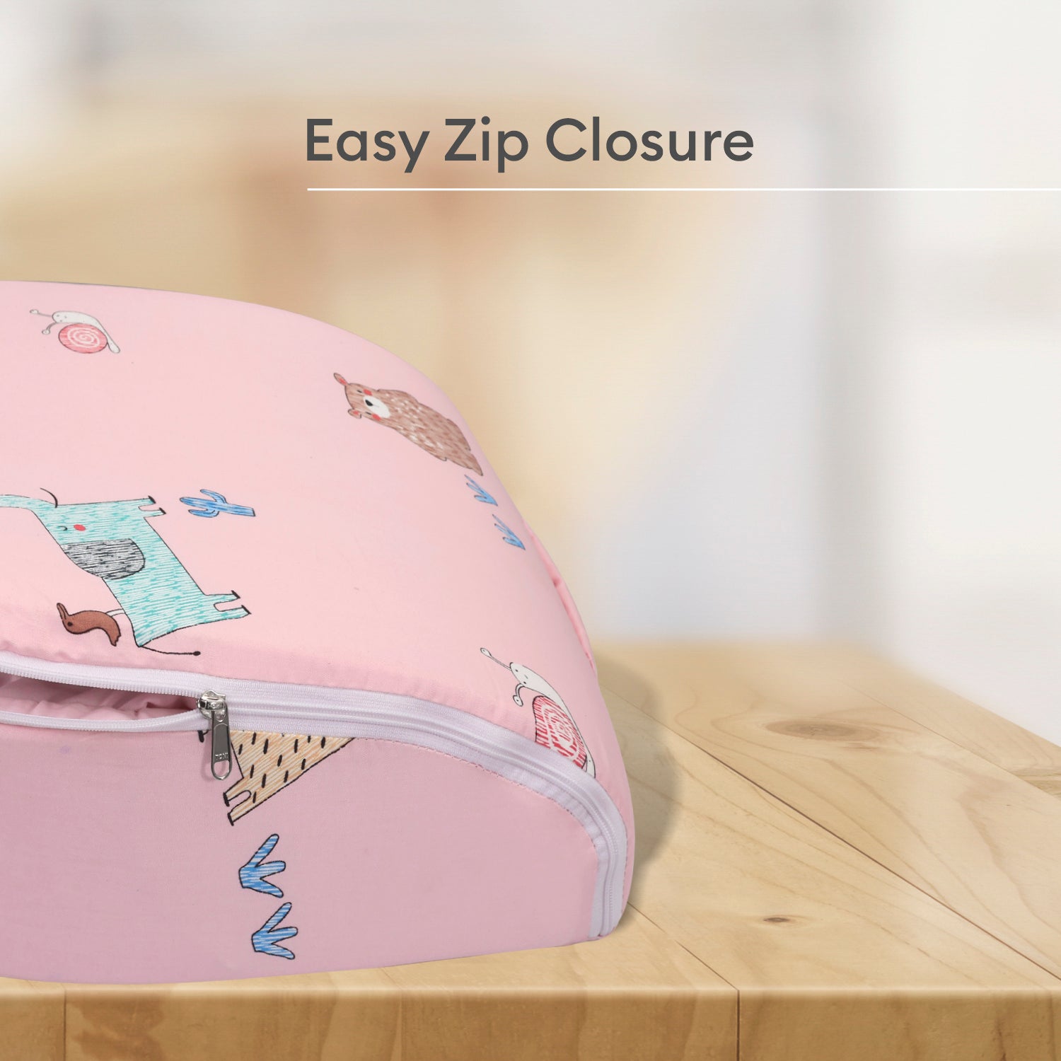 Blush Pink 100% Cotton Portable Baby Nest For Babies