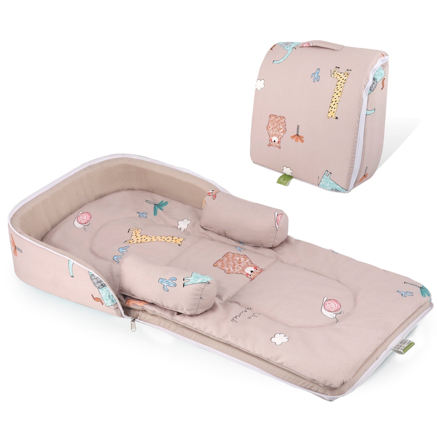 Tan Brown 1 PC Kids Cotton Baby Nest for Newborns