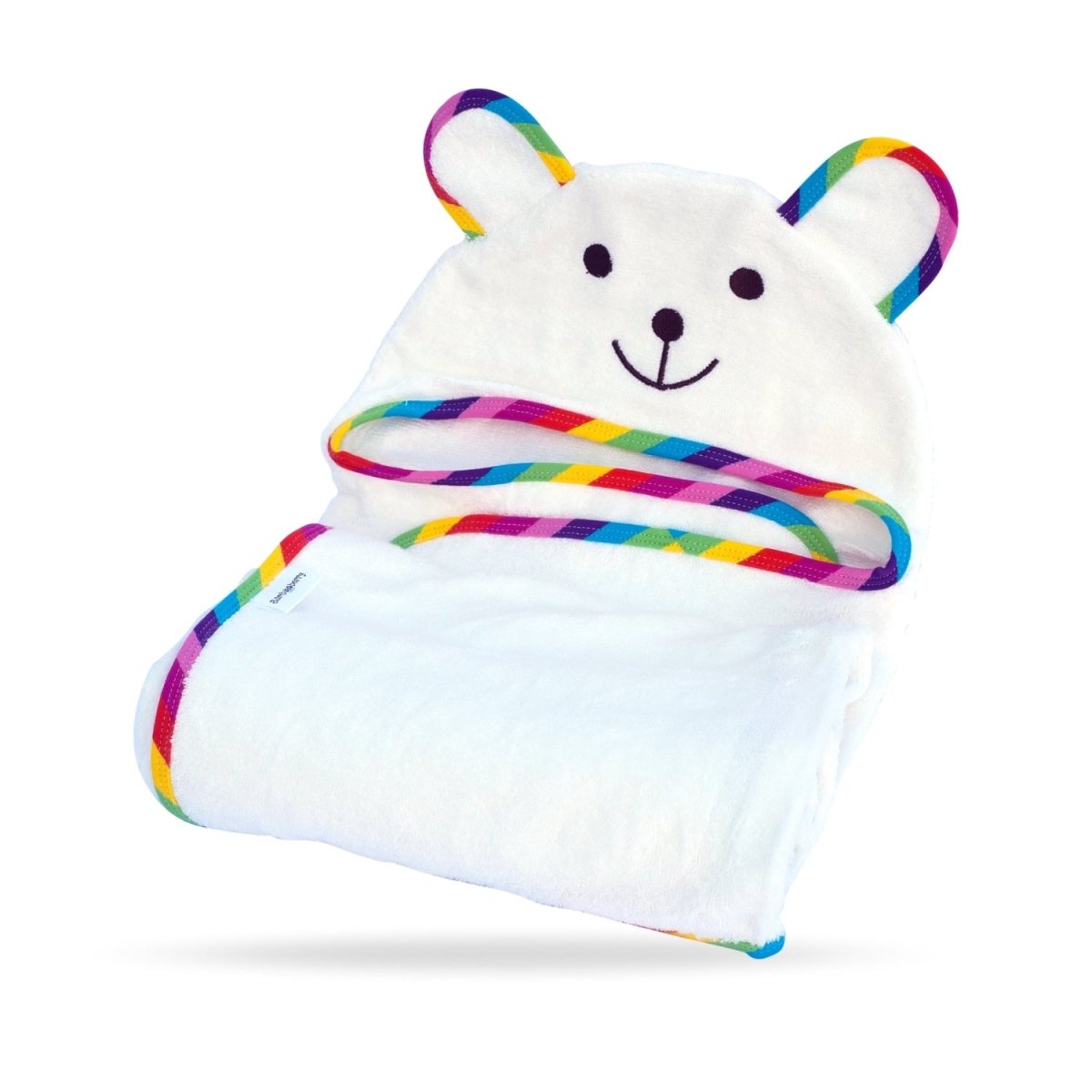Polar Bear Face Bamboo Cotton Hooded Baby Towel With Animal Face Hood