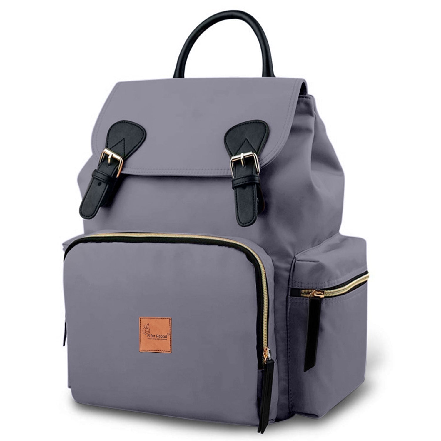 R For Rabbit Caramello Bliss Diaper Bag Grey 13.7x7.8x15.7in 1.32lb