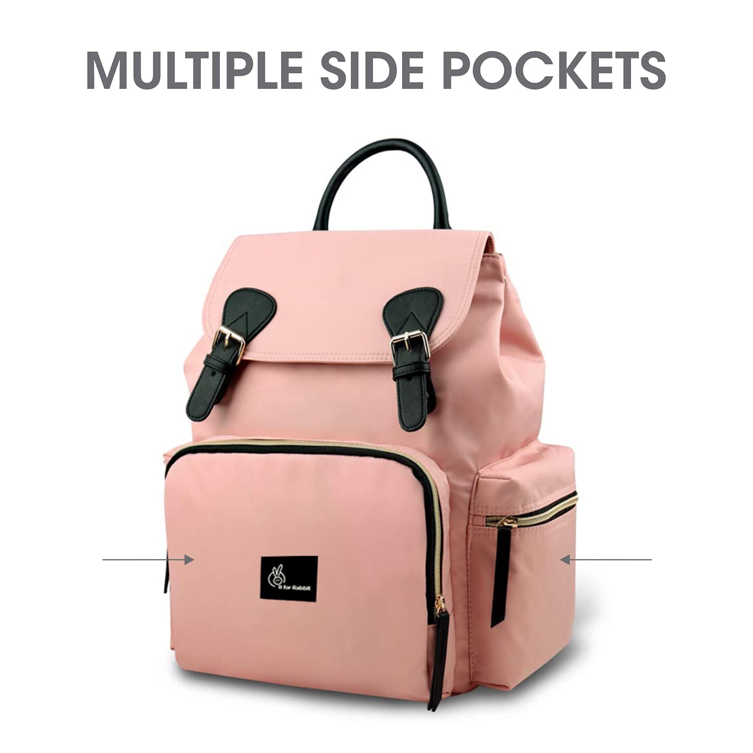 R For Rabbit Caramello Bliss Diaper Bag Pink 2.2lb