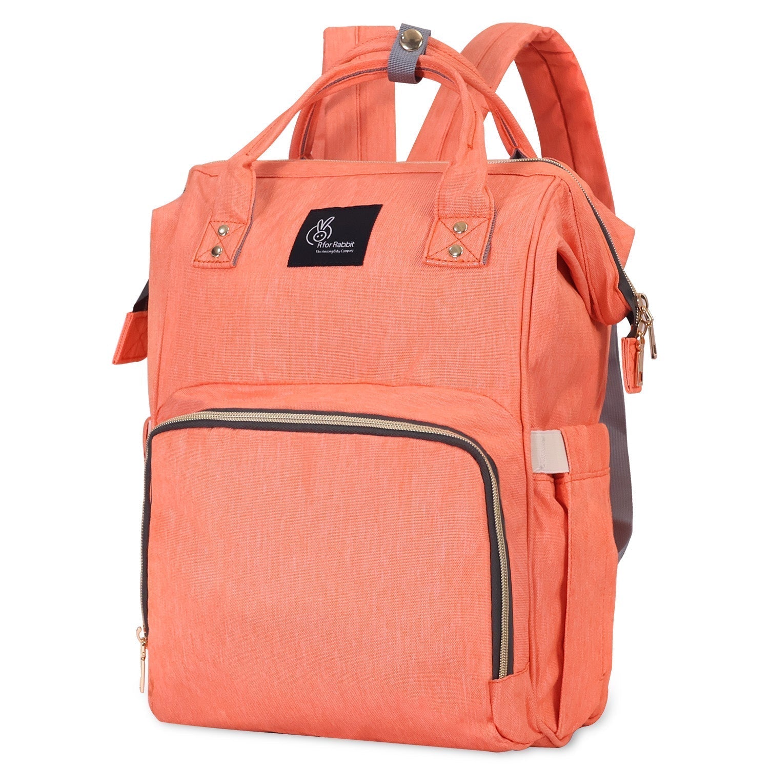R For Rabbit Caramello Diaper Bag Pink 10.63x8.27x17.32in 2.2lb