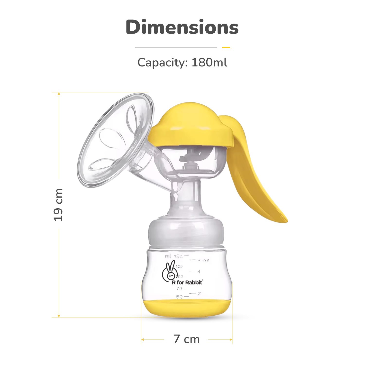 R For Rabbit First Feed Cozy Manual Breast Pump Blue 0.4lb