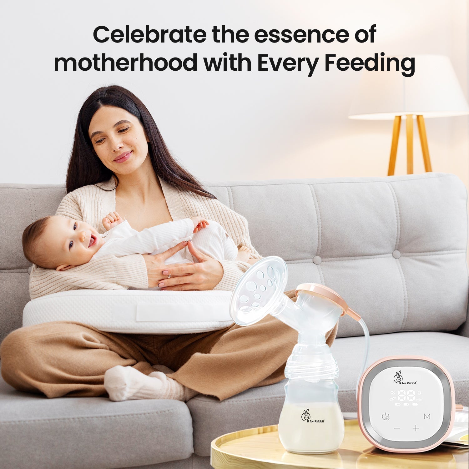 R For Rabbit First Feed Nova Electric Breast Pump White 20.94lb
