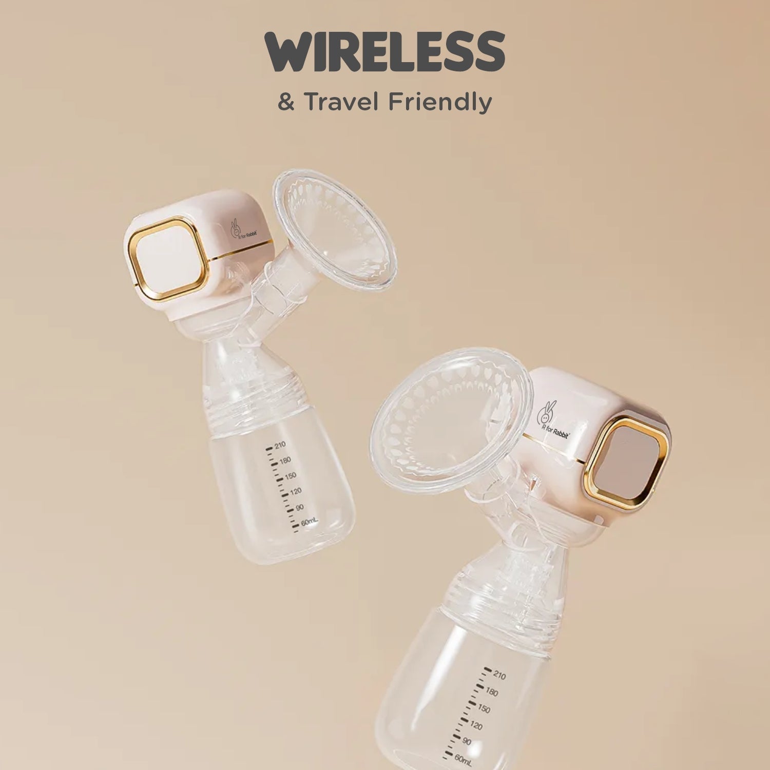 R For Rabbit First Feed Pure Electric Breast Pump White 0.002lb