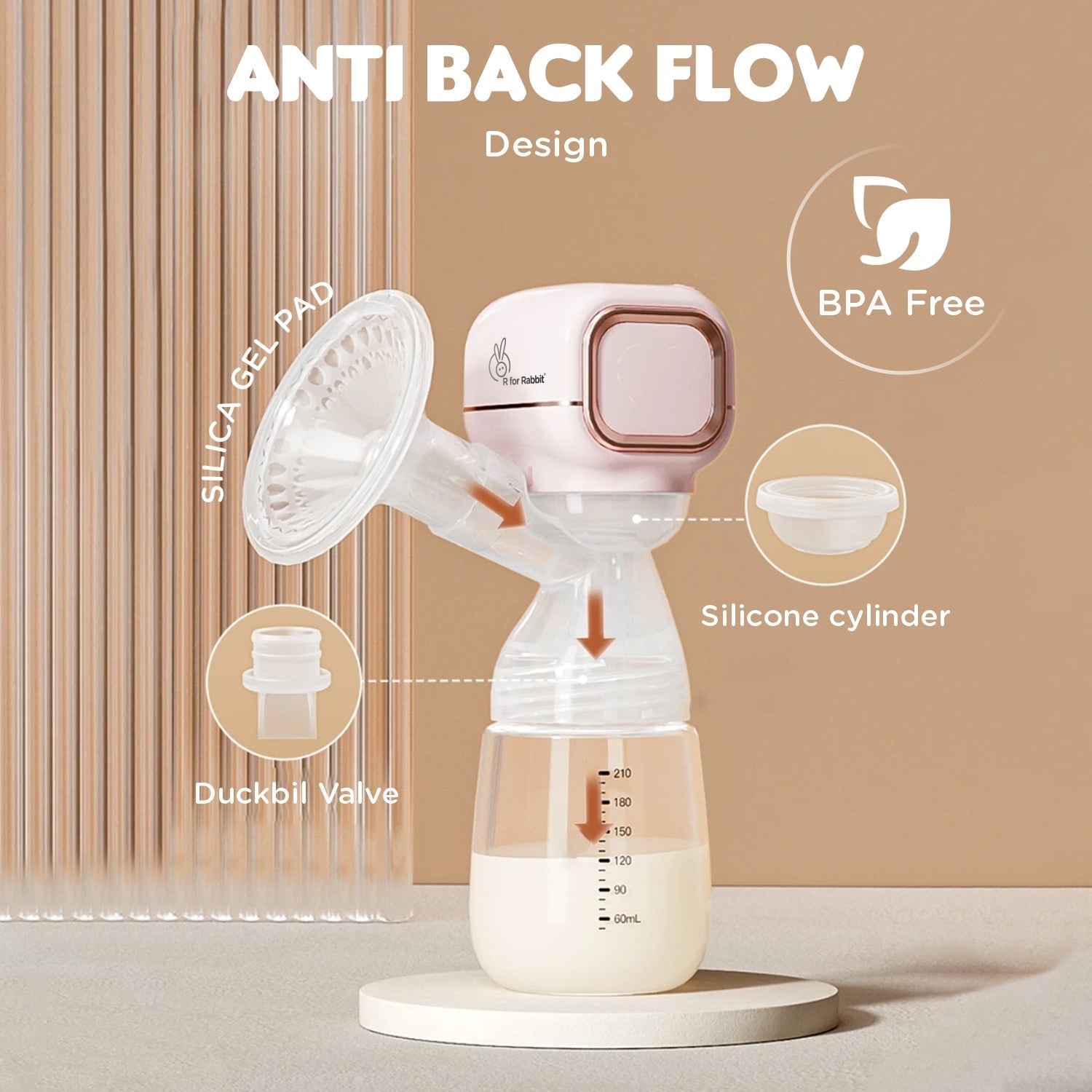 R For Rabbit First Feed Pure Electric Breast Pump White 0.002lb