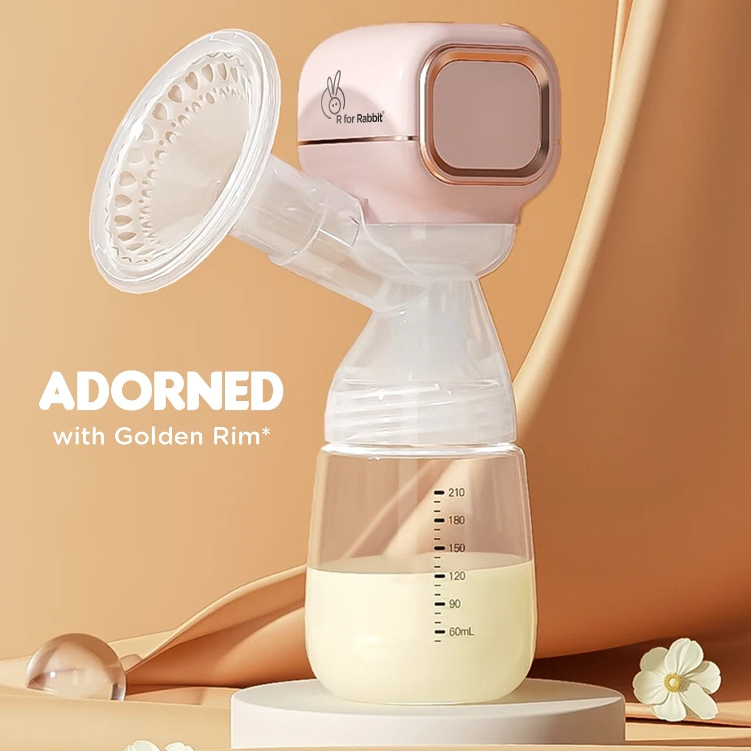 R For Rabbit First Feed Pure Electric Breast Pump White 0.002lb
