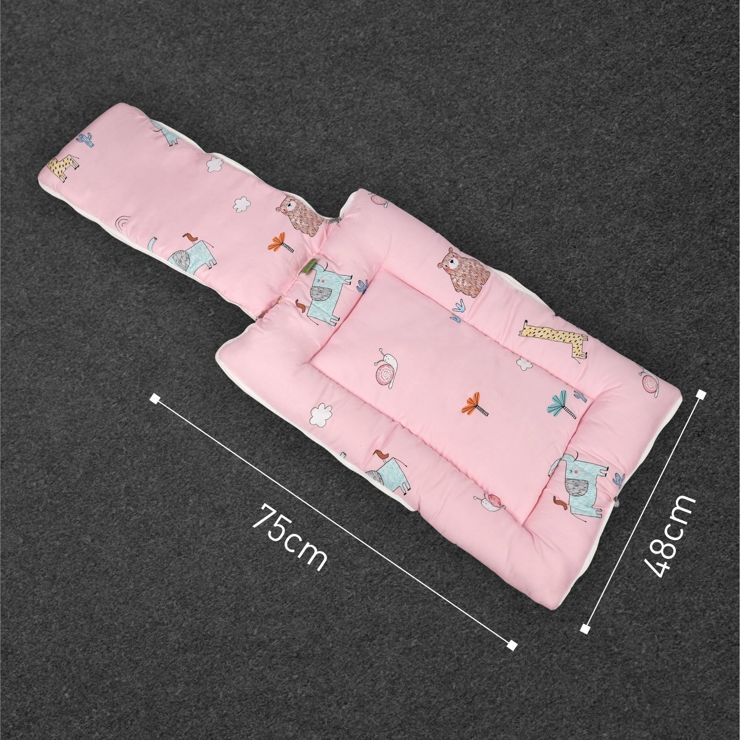 Blush Pink Cotton Snuggy Cozy Carry Nest For Babies