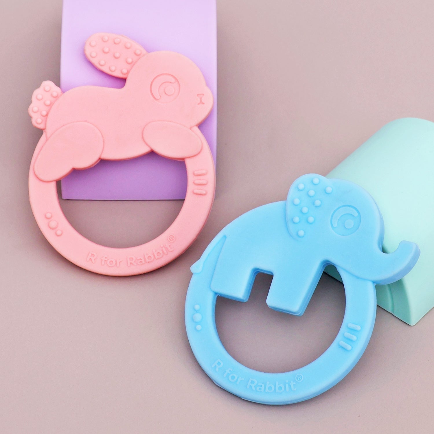 Tiny Bites Zoobie BPA Free Silicone Teethers For Babies