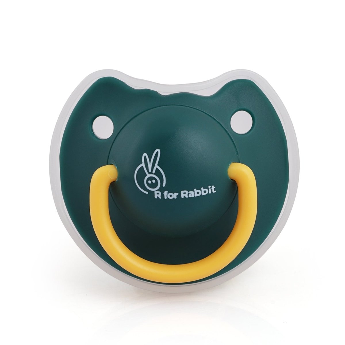 Tusky Green Food-Grade Silicone Orthodontic Pacifier For Babies