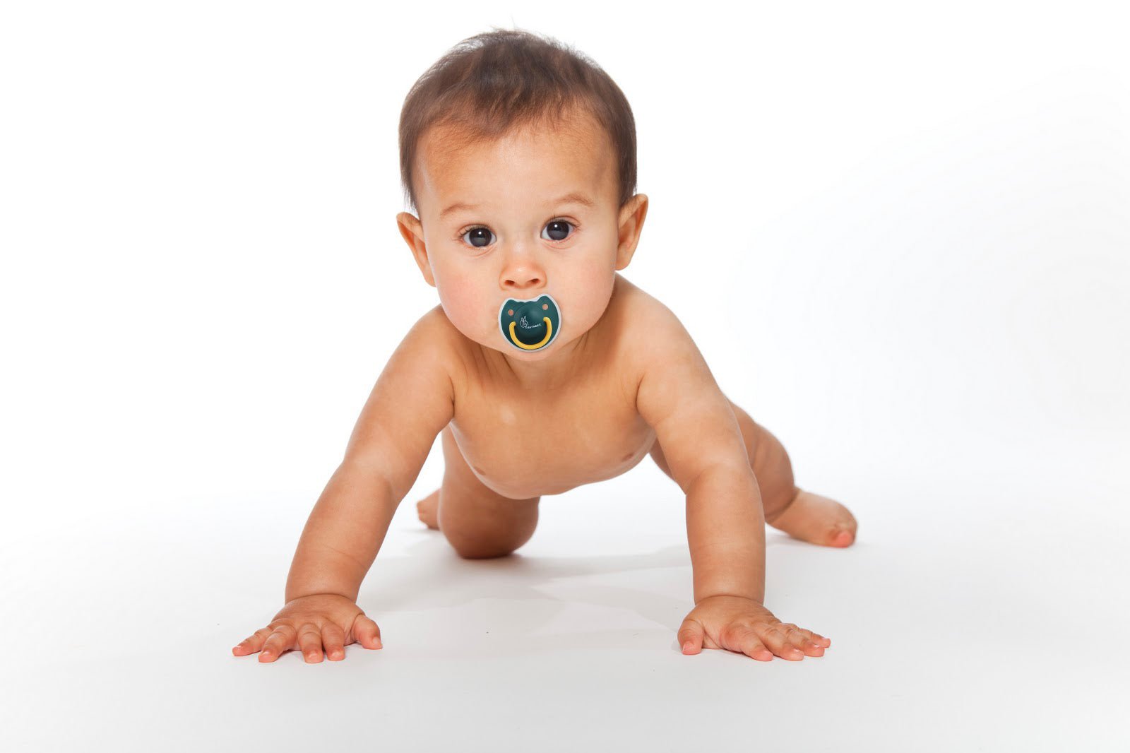 R for Rabbit Tusky Green Food-Grade Silicone Pacifier For Babies