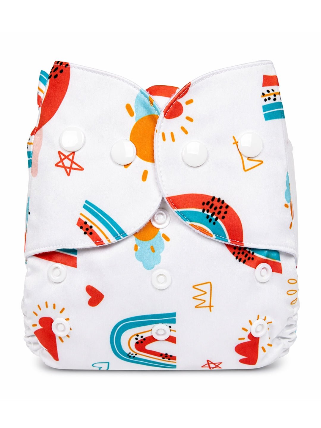 Rainbow Dash Print Waterproof Reusable Cloth Diaper For Babies