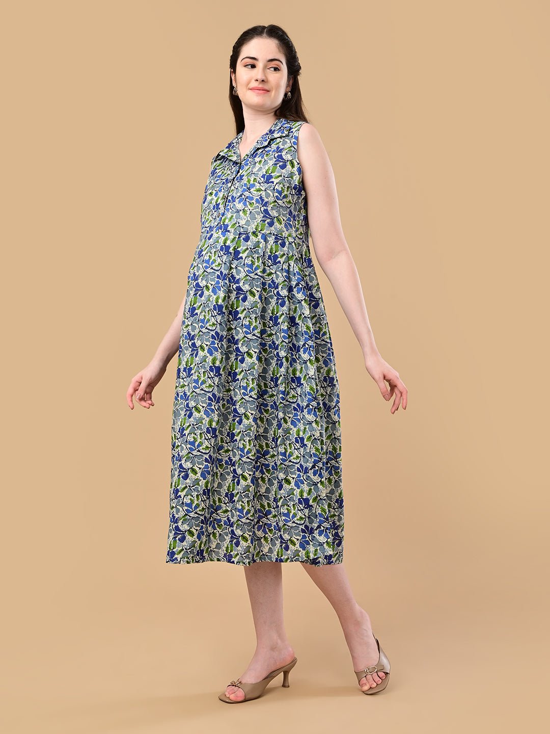  Rangriti Maternity and Nursing Dress Multi