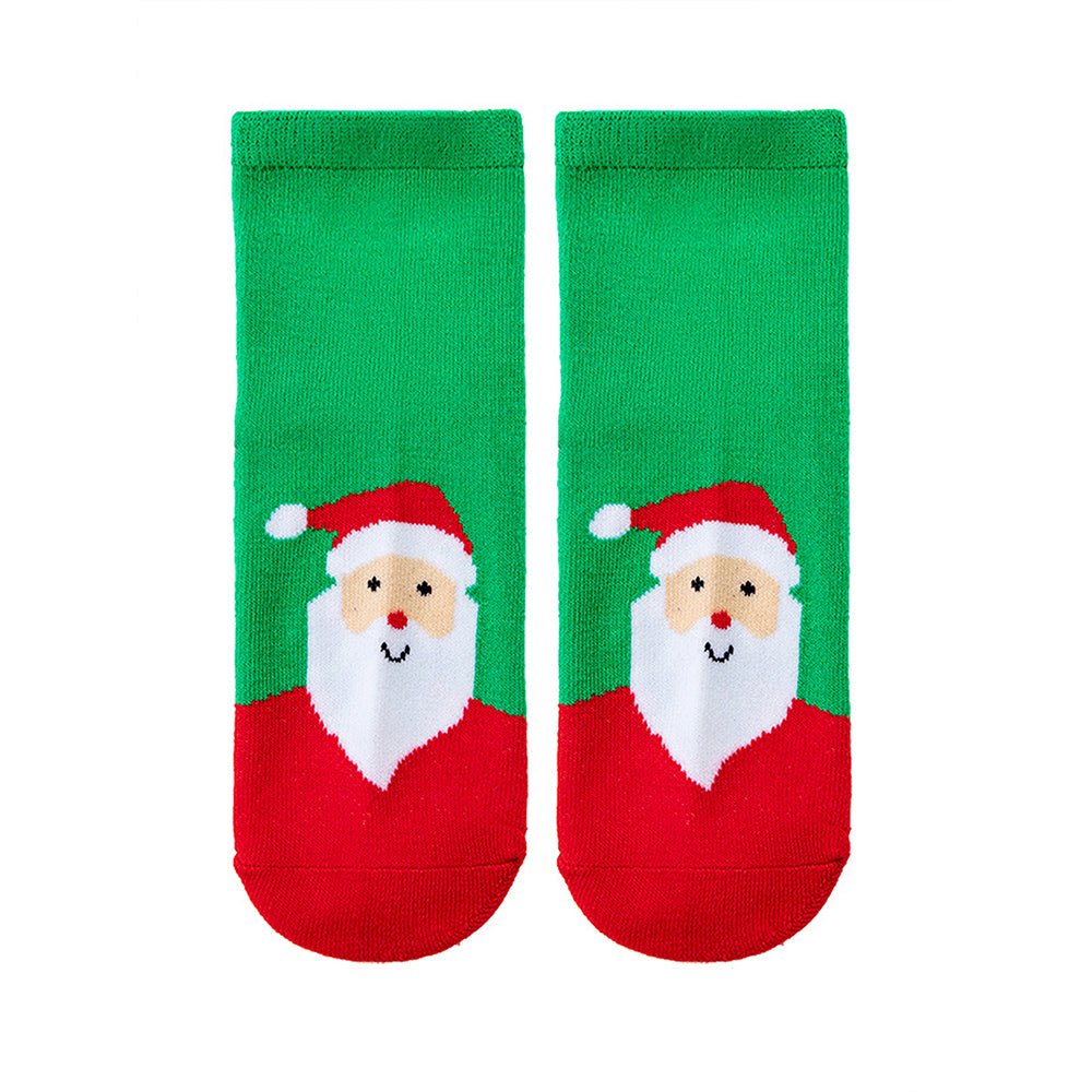 Little Surprise Box Red Green Christmas Ankle Socks Set