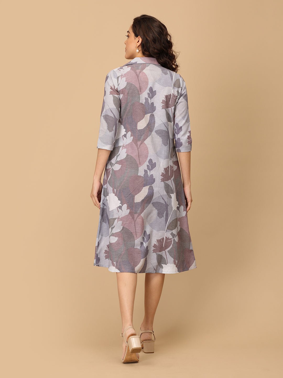  Red-y to Rule Maternity and Nursing Shacket Dress Multi