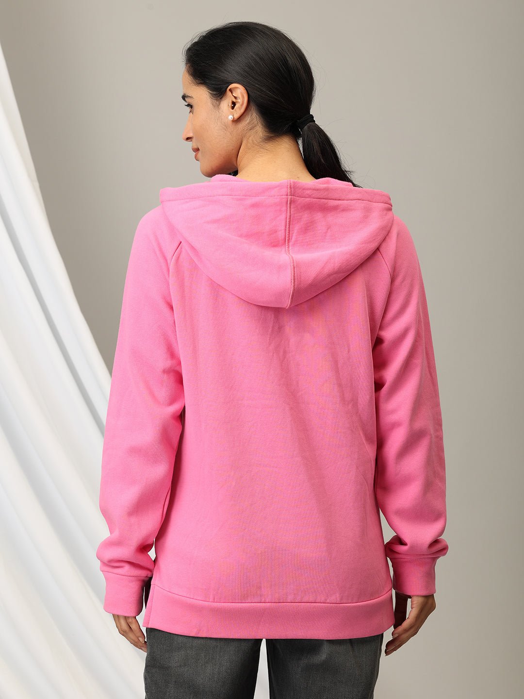  Rosé Reverie Maternity and Nursing Sweatshirt Hoodie Pink