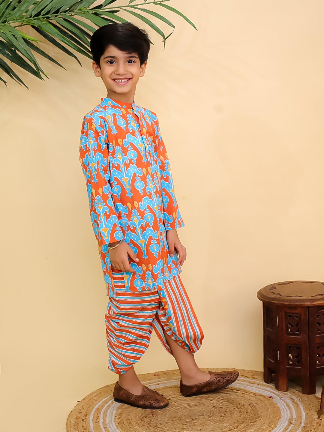 Rustic Roots Boys Dhoti Kurta Set