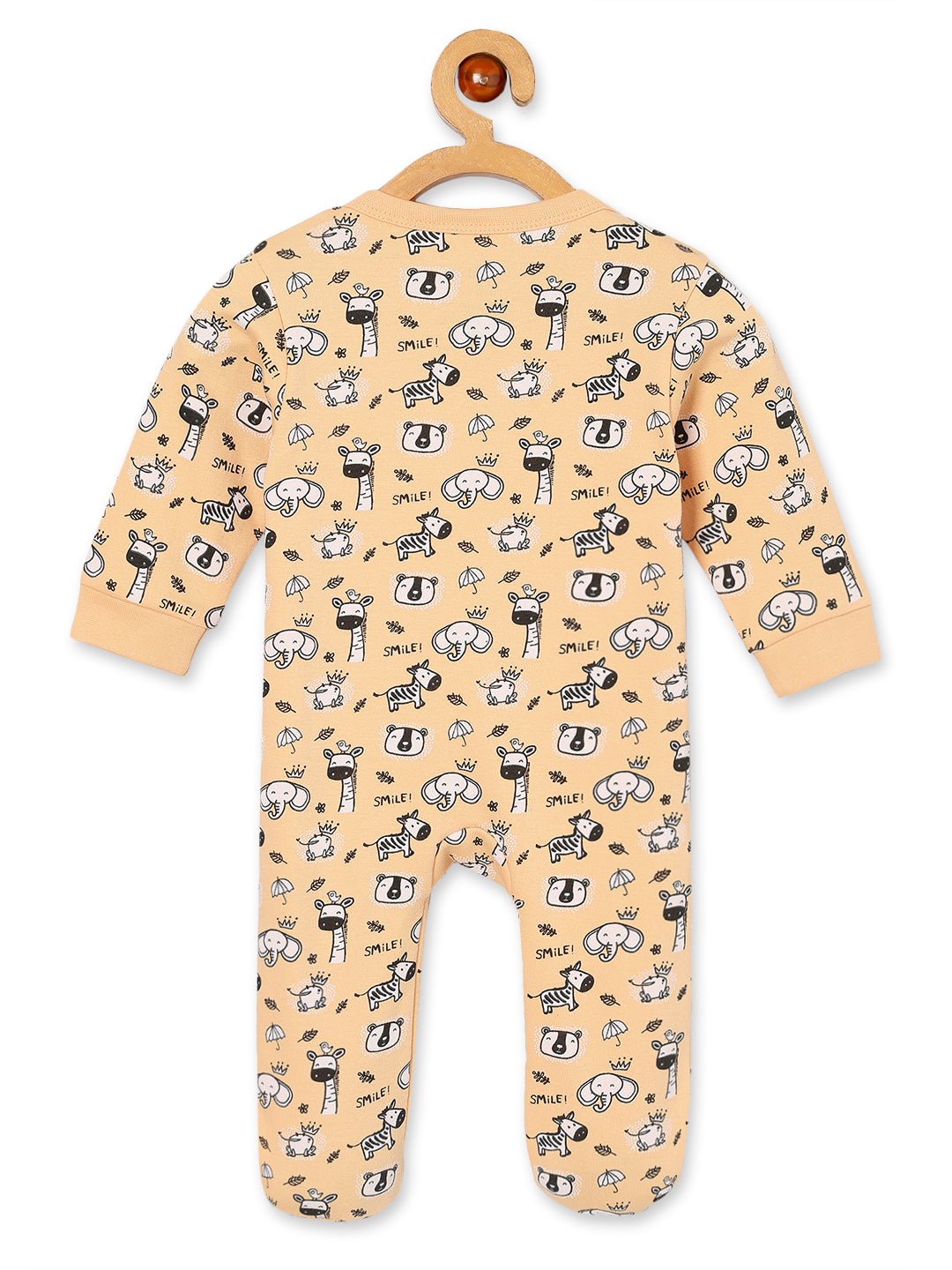 Rusty Jungle Infant Zipper Romper