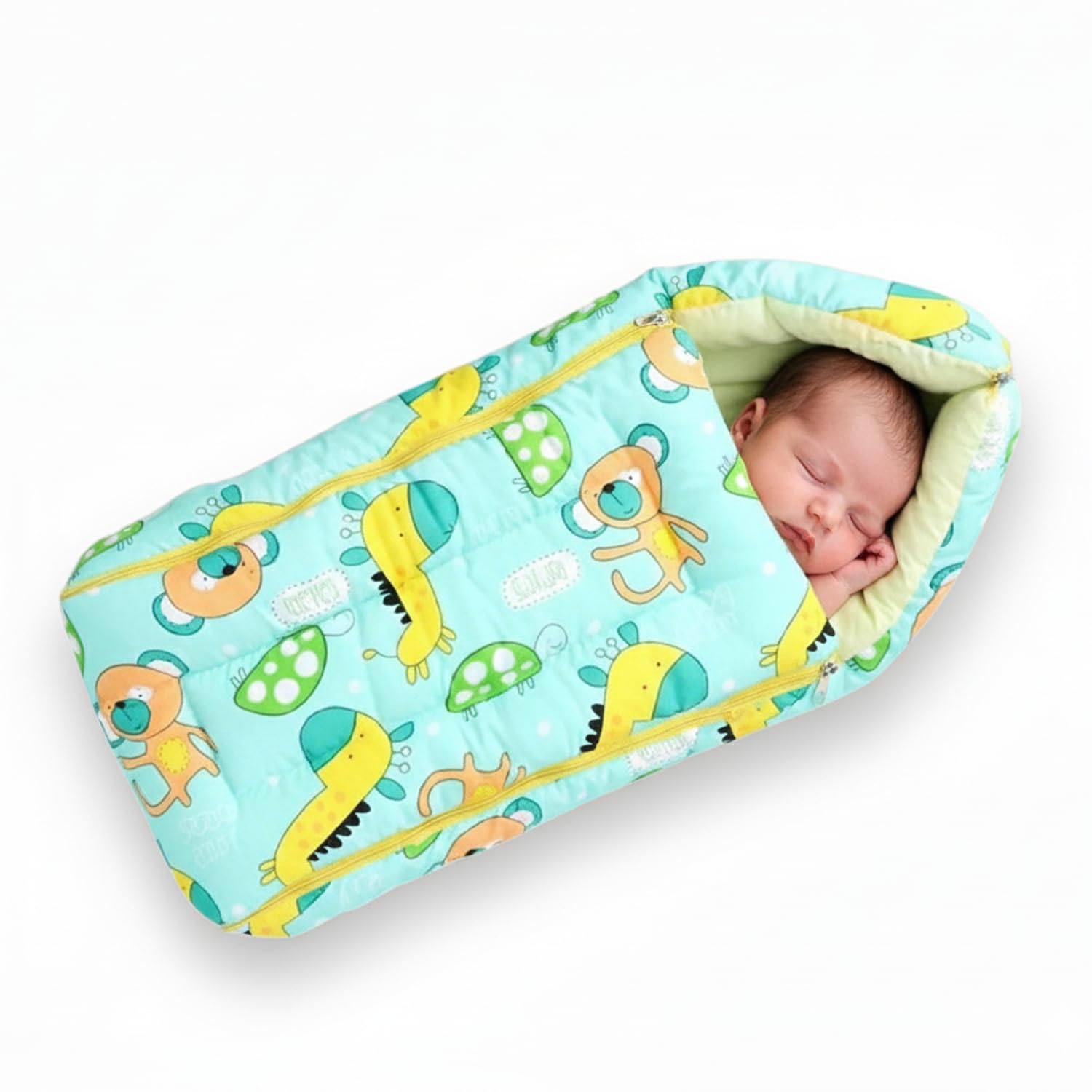 Green Cotton Portable Carry Nest For Babies