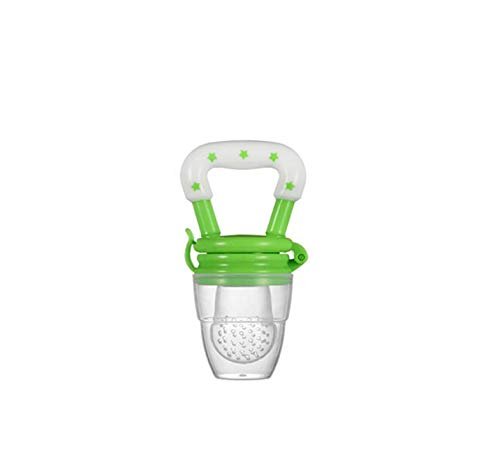 Safe-O-Kid Green 100% Pure Silicone Baby Fruit Nibbler For Infants