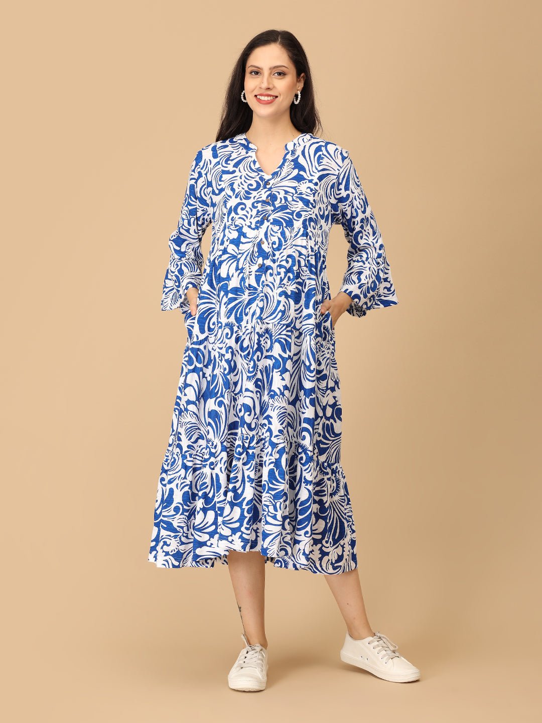  Santor-dreamy Maternity and Nursing Dress White
