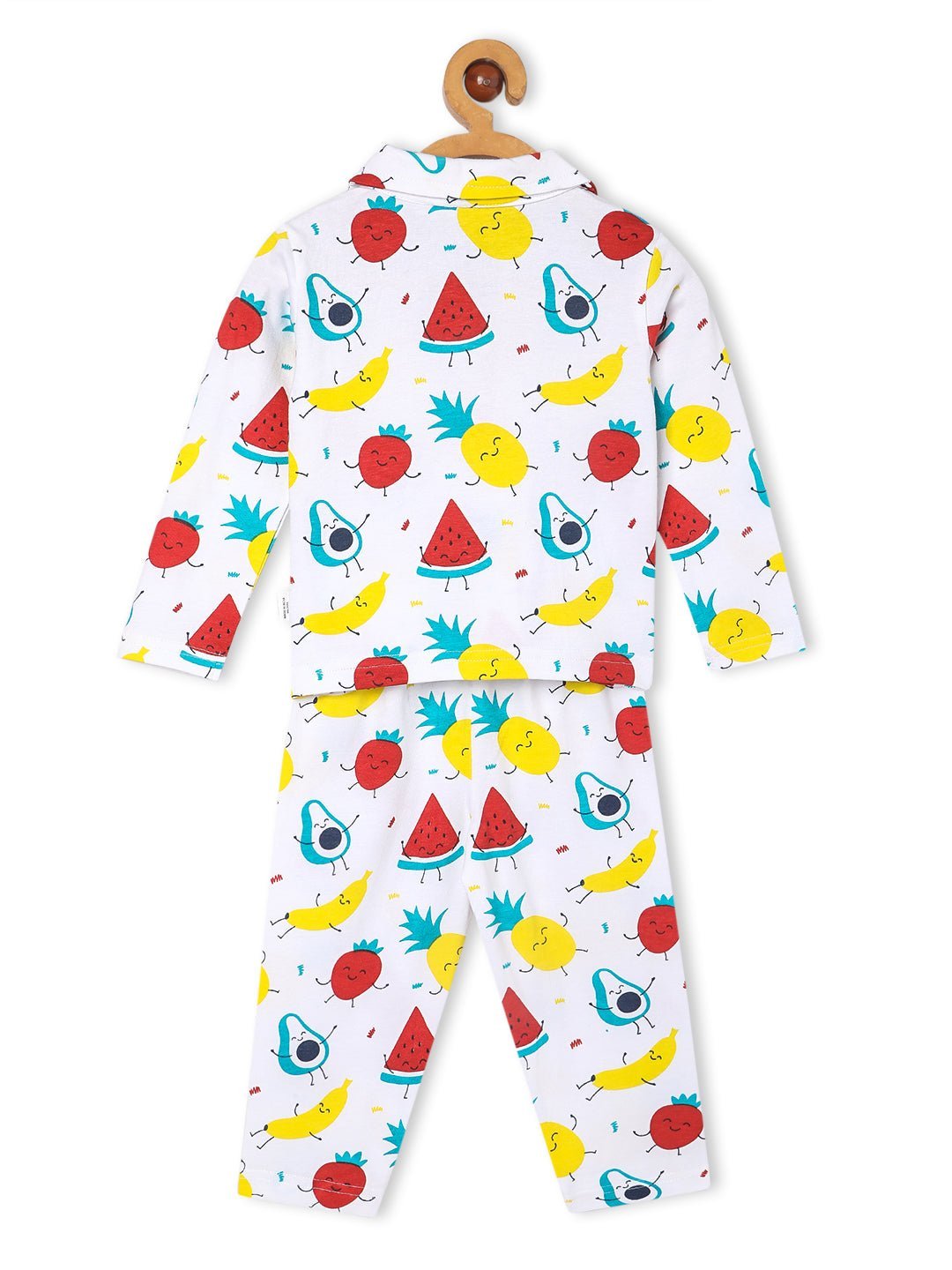 Fruity Cutie Multicolor Cotton Matching Pajama Set Mom And Baby Twinning Combo Of 2