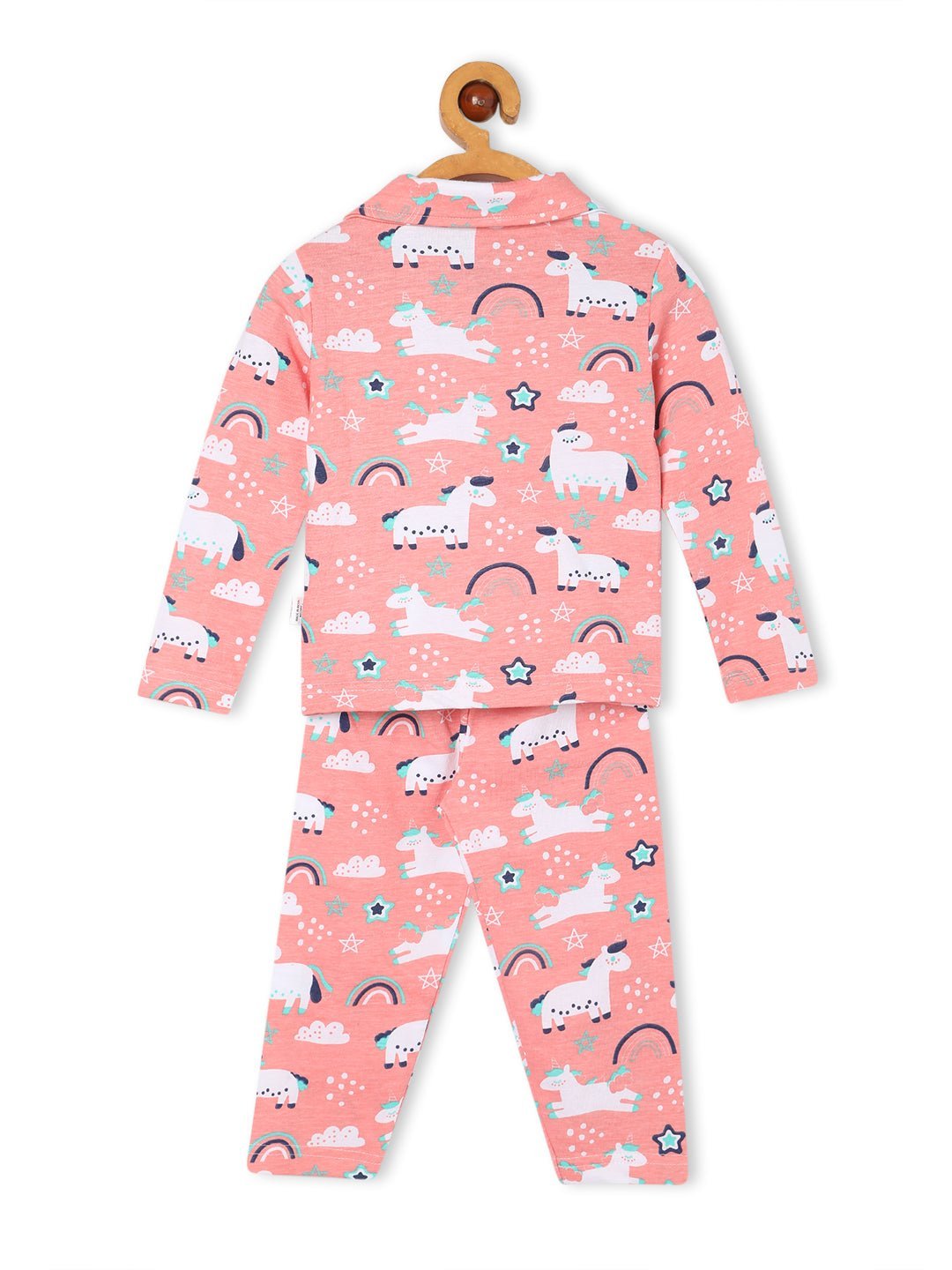 Magical Unicorn Mom And Baby Pajama Set Twinning Combo Of 3