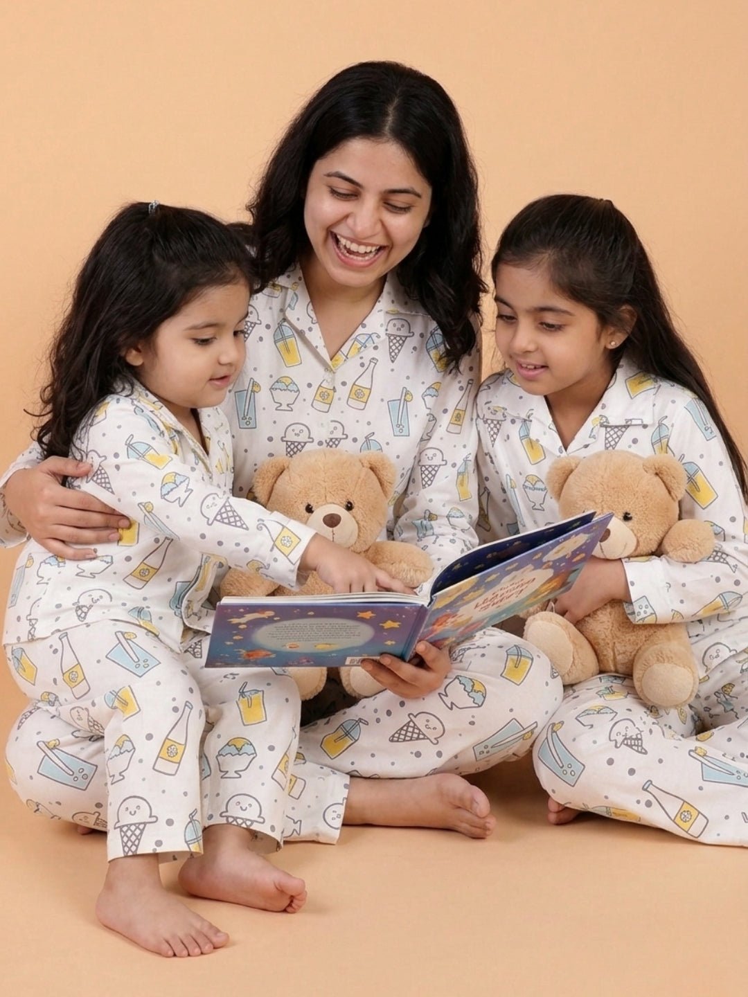 My Smoothie Mom And Baby Pajama Set Twinning Combo Of 3