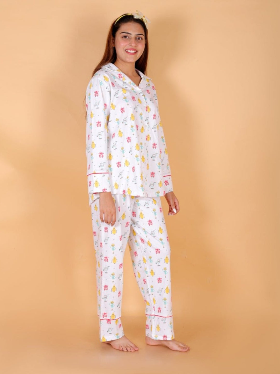 Robo Club Matching Pajama Set For Mom And Baby