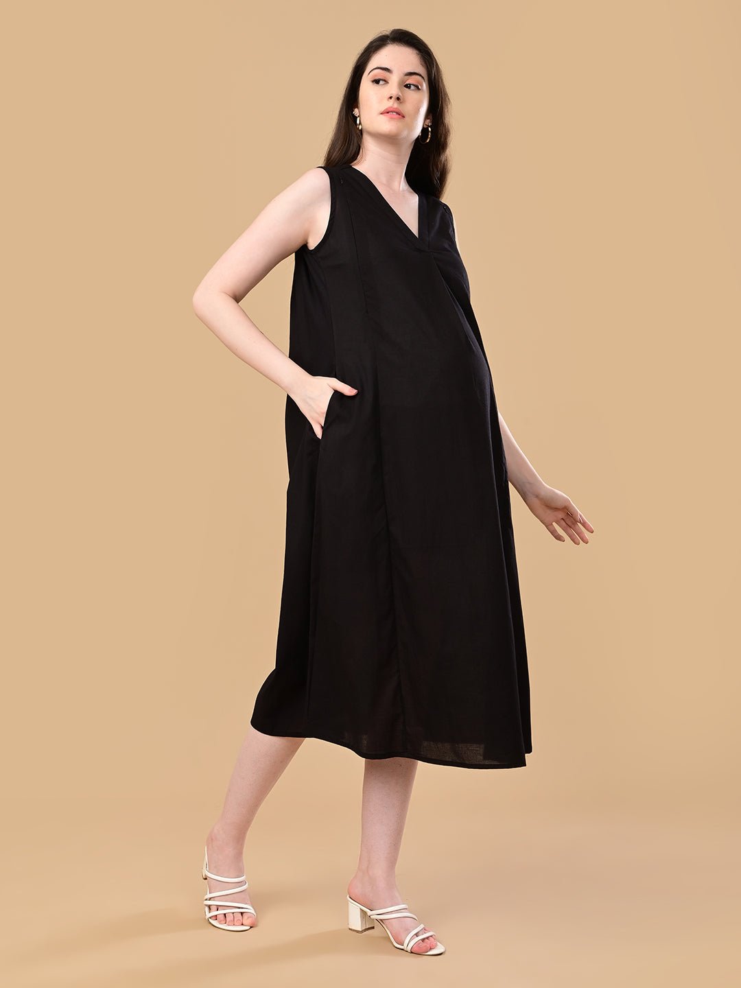  ShiftEase Maternity and Nursing Shacket Dress Pink