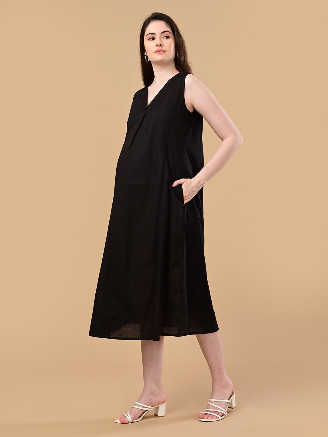  ShiftEase Maternity and Nursing Shacket Dress Pink