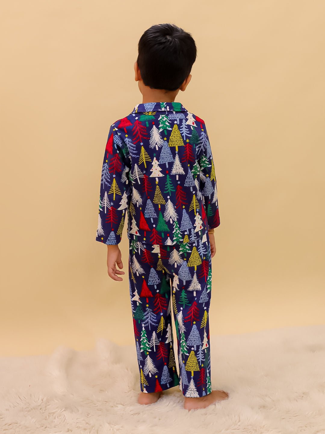  Silent Night Christmas Kids Winter Pajama Set
