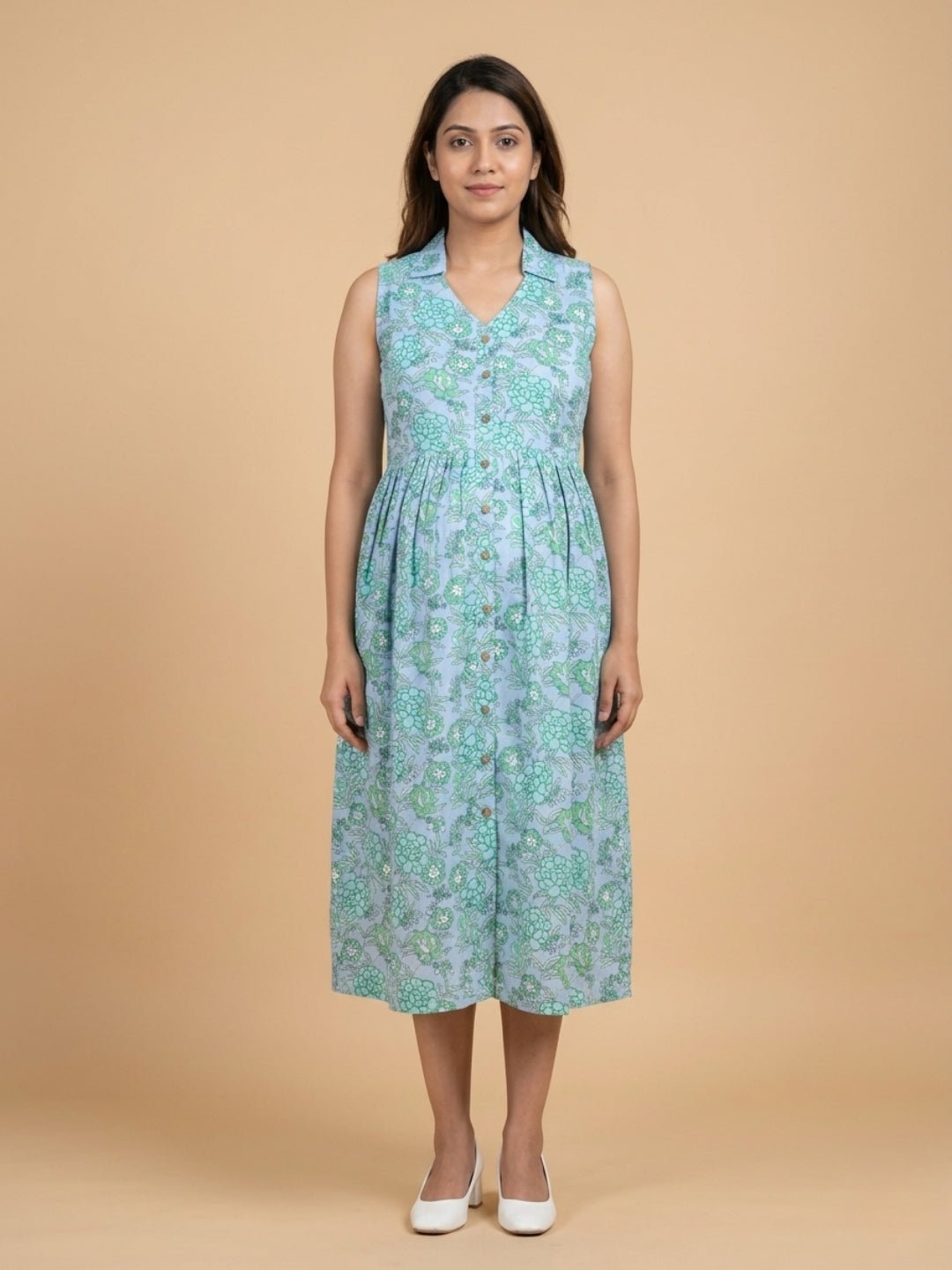  Simply Grey Maternity and Nursing Sleeveless Dress Grey