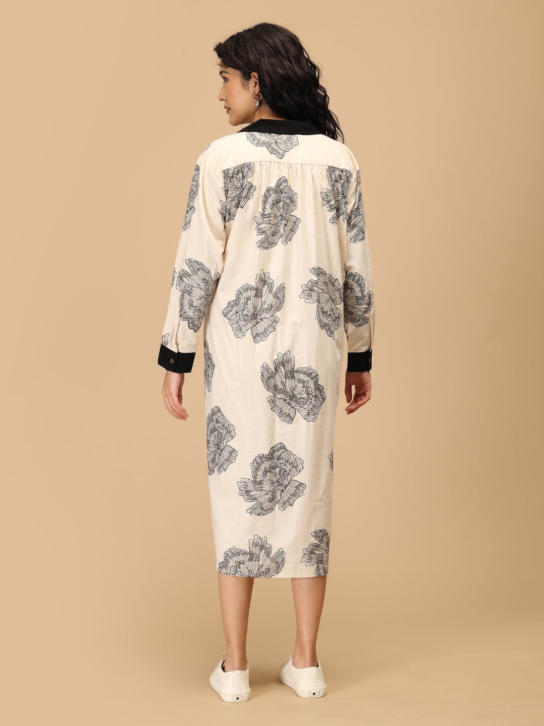  Sketch Petal Maternity and Nursing Dress Off-White